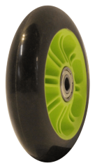 Колесо для трюкового самоката FreeRider PU-Core 100мм x 24мм Green FRD.028864