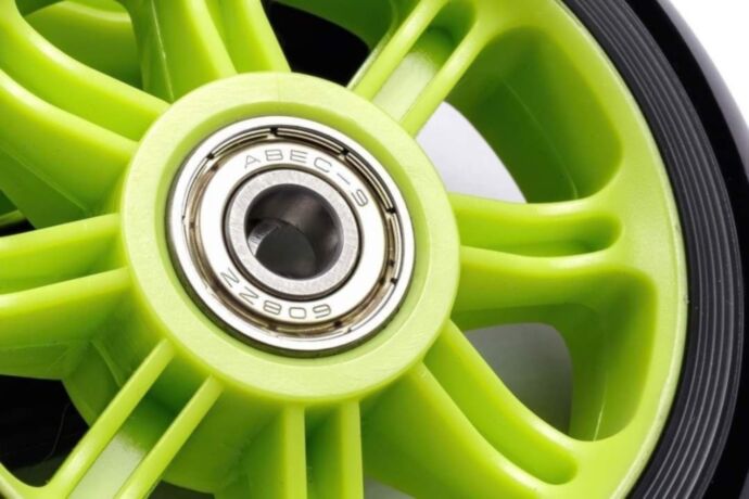 Колесо для трюкового самоката FreeRider PU-Core 100мм x 24мм Green FRD.028864