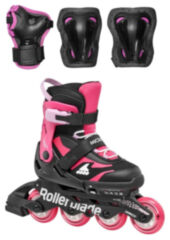 Rollerblade ролики Microblade Combo black-pink 36.5-40.5