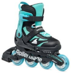 Ролики Rollerblade Microblade black-light blue 33-36.5