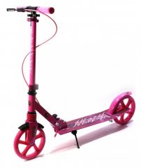 Сложный самокат Pusher с LED-колесами Bavar Sport Синий